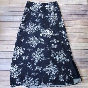 Banana republic floral maxi skirt